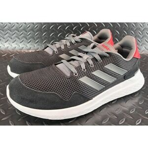 Adidas Archivo Black Grey Red White EF0436 Mens training sneakers size 12